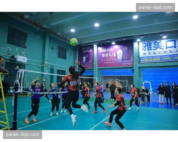 澄迈排球联赛比赛现场呐喊声、欢呼声此起彼伏，精彩扑救、大力扣杀接连上演
